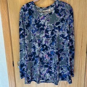 LOGO long sleeve top EUC